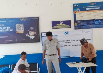 Jasa Raharja Cabang Muara Bungo Mengadakan Giat Pelatihan Pertolongan Pertama Gawat Darurat (PPGD) di Terminal Muara Bungo