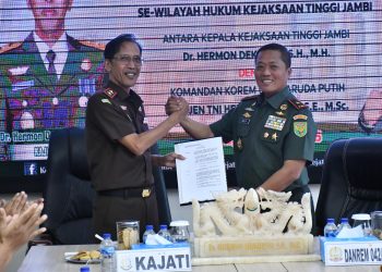 50 Personil TNI Siap Amankan Gedung Kejaksaan di Jambi