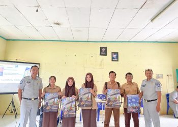 Jasa Raharja Cabang Muara Bungo Gelar Program PPKL dan Sosialisasi Keselamatan Lalu Lintas di SMK Negeri 2 Tebo