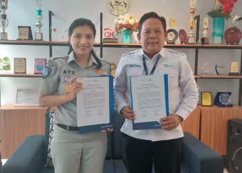 Jasa Raharja Jambi dan Pegadaian Teken Komitmen Tingkatkan Kepatuhan Pembayaran PKB dan SWDKLLJ