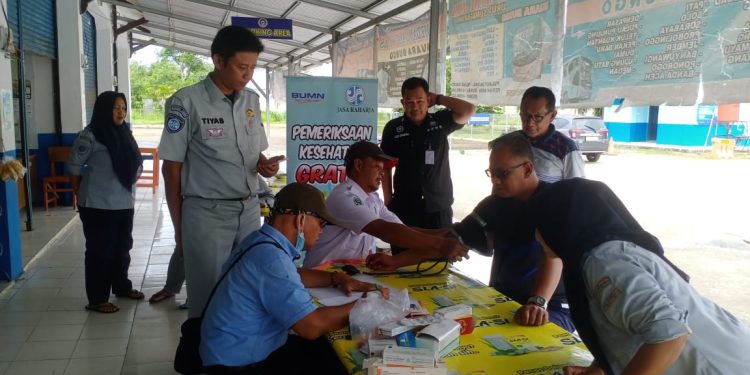 PT Jasa Raharja Cabang Muara Bungo Gelar Kegiatan MUKL di Terminal Tipe A dan Samsat Bungo untuk Tingkatkan Layanan dan Edukasi Keselamatan