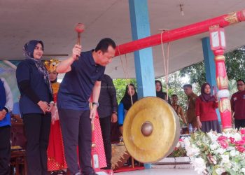 Bupati Muaro Jambi Bambang Bayu Suseno Buka Pekan Olah Raga Tingkat Kabupaten Muaro Jambi