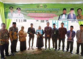 Wakil Bupati Muaro Jambi Junaidi H. Mahir Hadiri Sidang Isbat Nikah Terpadu Mandiri