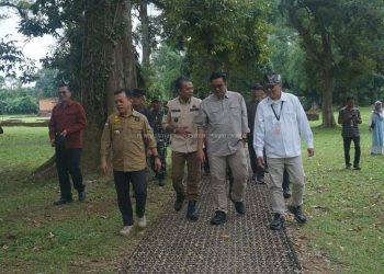 Wabup Jun Mahir Sambut Kunker Wamen Kehutanan RI Sulaiman Umar ke Candi Muaro Jambi