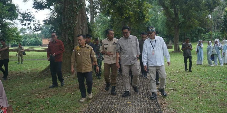 Wabup Jun Mahir Sambut Kunker Wamen Kehutanan RI Sulaiman Umar ke Candi Muaro Jambi