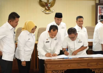 Bupati Muaro Jambi Bambang Bayu Suseno,SP.MM.M.Si Hadiri Sosialiasi National Urban Development Project (NUDP)