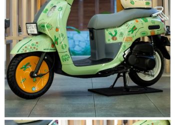 Modal Sticker Bertema Mikroorganisme Bikin Fazzio Hybrid Jadi Tampil Lebih Manis Sekaligus Kalcer