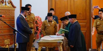 Sekda Sudirman Lantik Pejabat Administrator, Pengawas, dan Fungsional di Lingkup Pemprov Jambi