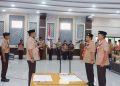 Bupati Muaro Jambi BBS dan Wakil Junaidi Dilantik sebagai ketua dan wakil ketua majelis pembimbing cabang gerakan Pramuka Muaro Jambi