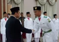 Bupatu Muaro Jambi Kukuhkan Calon Pasukan Pengibaran Bendera Pusaka (Paskibraka) Kabupaten Muaro Jambi