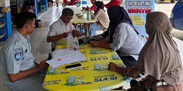 Jasa Raharja Muara Bungo Gelar Pemeriksaan Kesehatan Gratis