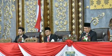 Paripurna DPRD Kota Jambi Mendengar Pidato Kenegaraan Presiden Dalam Rangka HUT Ke-80 RI