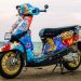 Auto Bikin Pangling Kaula Muda Jambi! Grand Filano Hybrid Dimodifikasi Mirip Desain Helm Sporty Dengan Japan Vibes