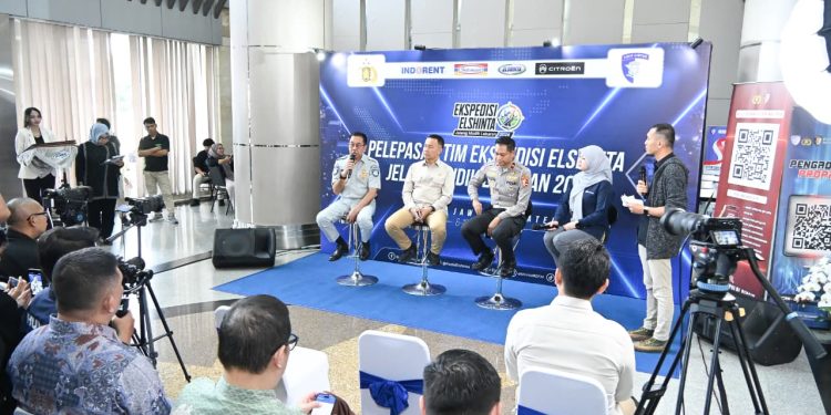Jasa Raharja Hadir dalam Pelepasan Ekspedisi Elshinta Mudik Lebaran 2026, Perkuat Kolaborasi Keselamatan Transportasi Nasional