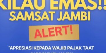Apresiasi   Kepatuhan   Masyarakat,   Pembina   Samsat   Provinsi   Jambi  Luncurkan Program Undian “Kilau Emas Samsat Jambi 2026”