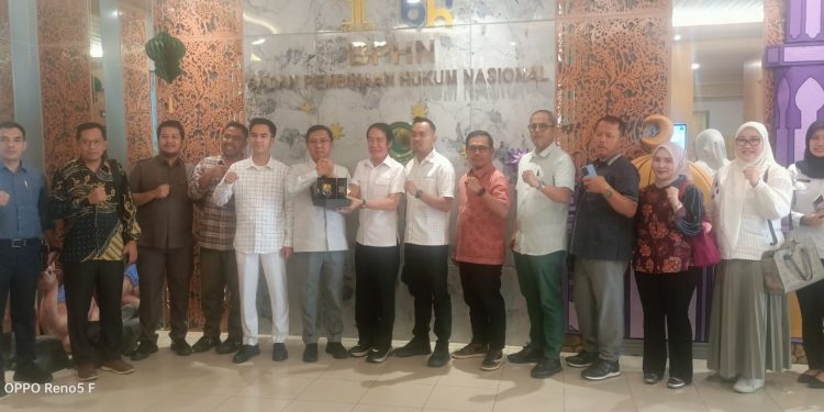 Perkuat Tata Kelola Hukum Daerah, Komisi I DPRD Jambi Konsultasi ke Badan Pembinaan Hukum Nasional Kementerian Hukum RI