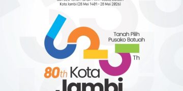 Pemerintah Kota Jambi Resmi Luncurkan Logo Hari Jadi ke-625 Tanah Pilih Pusako Batuah dan HUT ke-80 Pemkot
