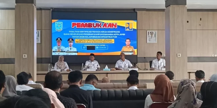 Pemkot Jambi Fasilitasi Sertifikasi Ribuan Pekerja Konstruksi, Dukung Program “Kampung Bahagia”