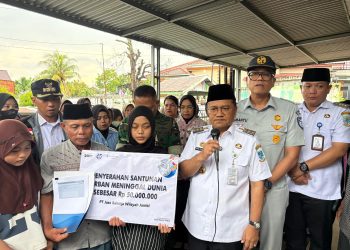 Kurang  dari  24  Jam,  Jasa  Raharja  Serahkan  Santunan  Korban  Lakalantas  Alam Barajo Bersama Wali Kota Jambi