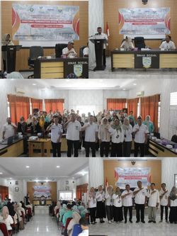 Dinsos Kota Jambi Bersama Kemensos RI Gelar Bimtek Peningkatan Kapasitas Peran PSM dalam Penjangkauan Calon Peserta Didik Sekolah Rakyat