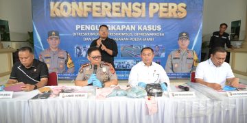 Polda Jambi Ungkap Rangkaian Kasus Besar di Semester I 2026