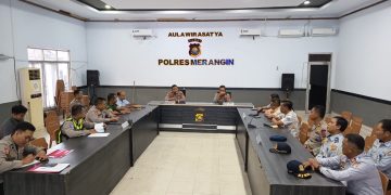 Jasa Raharja Merangin Hadiri Rapat Koordinasi Persiapan Operasi Patuh Siginjai 2026 di Polres Merangin