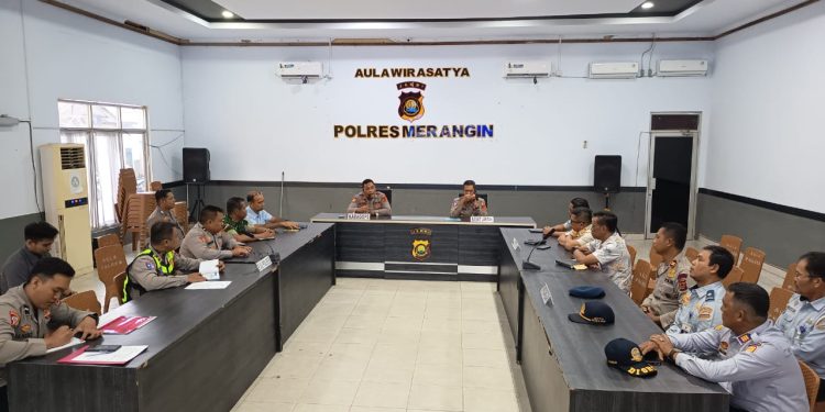 Jasa Raharja Merangin Hadiri Rapat Koordinasi Persiapan Operasi Patuh Siginjai 2026 di Polres Merangin