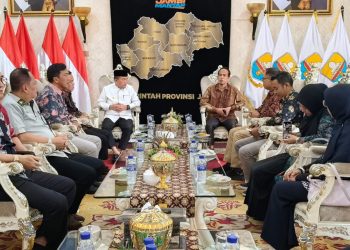 Silaturahmi dengan UNH, Al Haris Dukung Kampus Cetak SDM Unggul dan Jadi Pusat Ilmu Pemerintahan