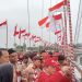 Semarak HUT ke-81 RI, Bank Jambi Dukung Pengibaran 1.000 Bendera di Gentala Arasy