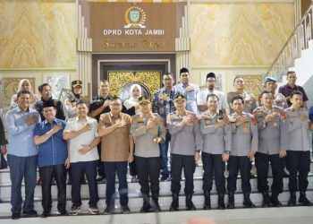 Perkuat Sinergi, DPRD Kota Jambi dan Polresta Jambi Komitmen Jaga Kamtibmas dan Dukung Pembangunan Daerah
