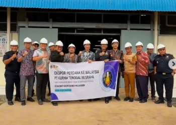 BEA CUKAI JAMBI DUKUNG EKSPOR PERDANA PT KURNIA TUNGGAL NUGRAHA PASCA MEMPEROLEH FASILITAS KAWASAN BERIKAT