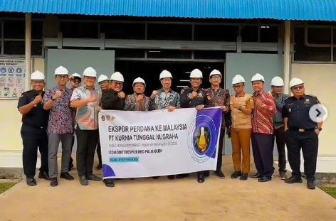 BEA CUKAI JAMBI DUKUNG EKSPOR PERDANA PT KURNIA TUNGGAL NUGRAHA PASCA MEMPEROLEH FASILITAS KAWASAN BERIKAT