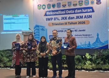 Pemkot Jambi Tegaskan Komitmen Lindungi ASN, Raih Peringkat Pertama Pengelolaan Iuran TASPEN