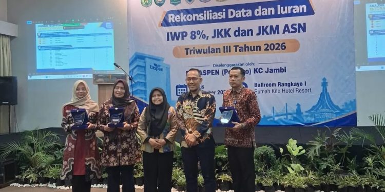 Pemkot Jambi Tegaskan Komitmen Lindungi ASN, Raih Peringkat Pertama Pengelolaan Iuran TASPEN